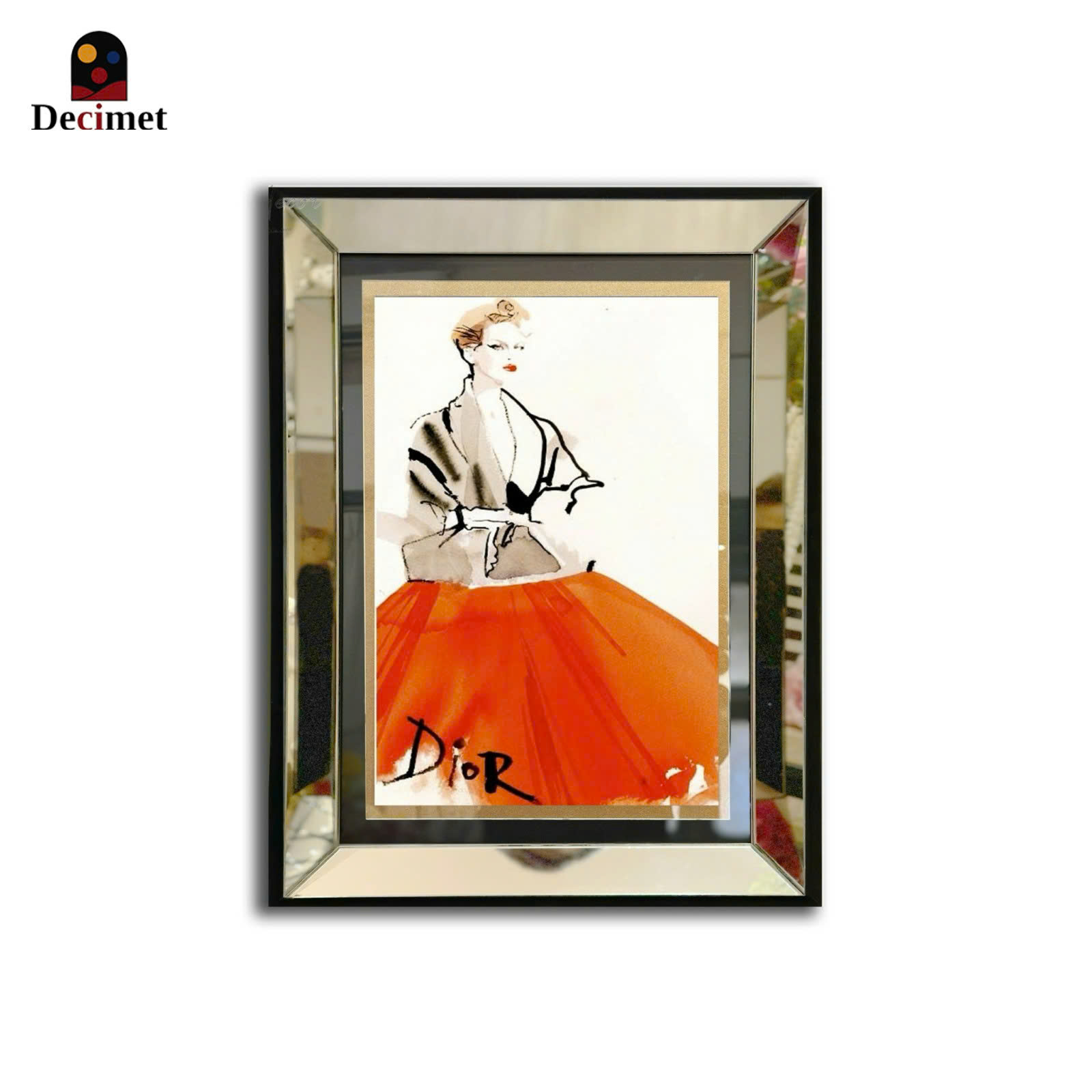 Tranh Khung Gương  Bạc David Downton’s Lavish
