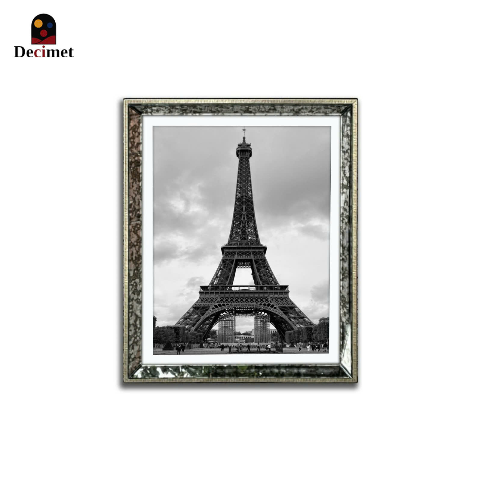 Tranh Khung Gương Loang Tháp Eiffel