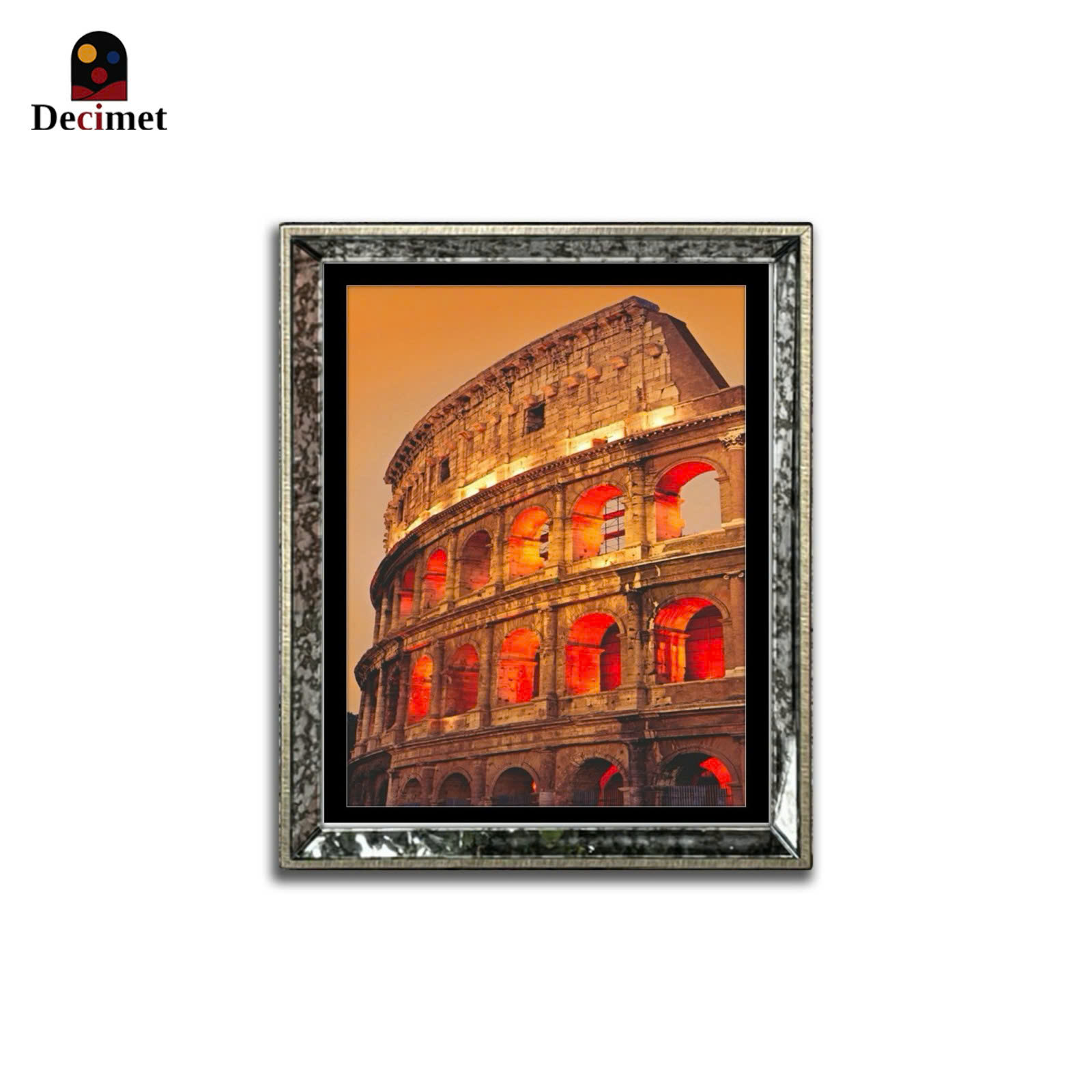 Mirror Frame Painting Rome Italy