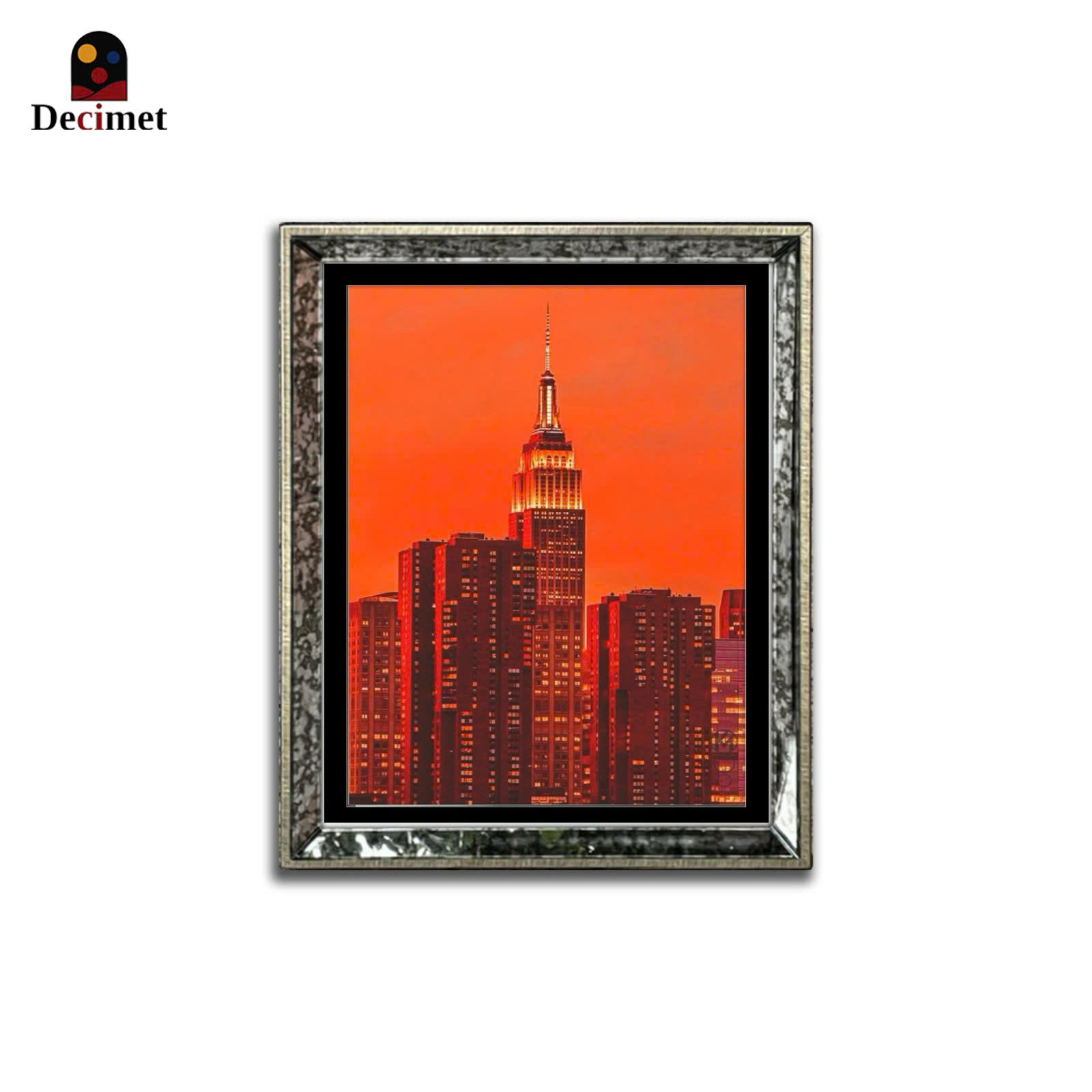 Sunset Mirror Frame Painting in NYC