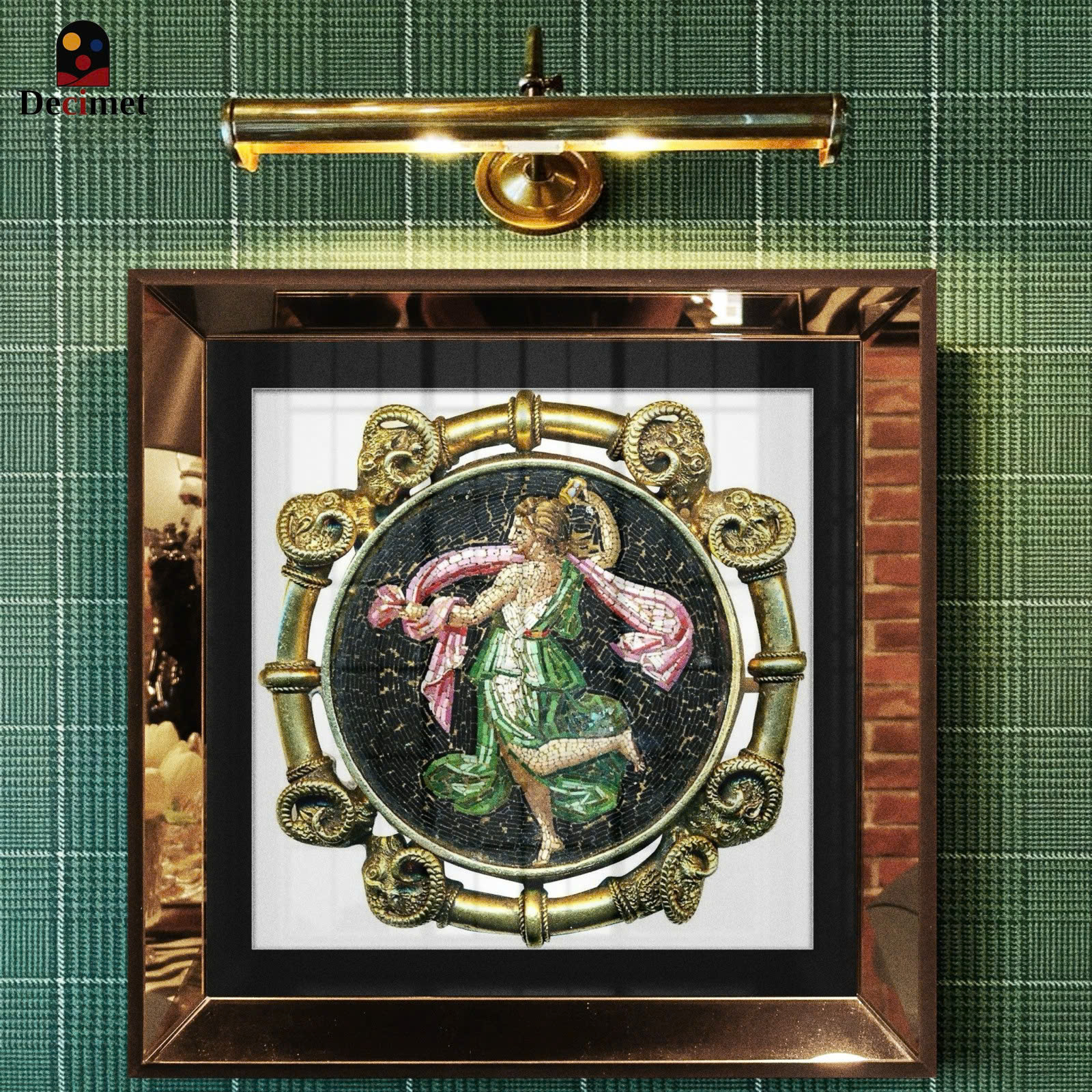 Dancing Lady Mirror Frame Painting